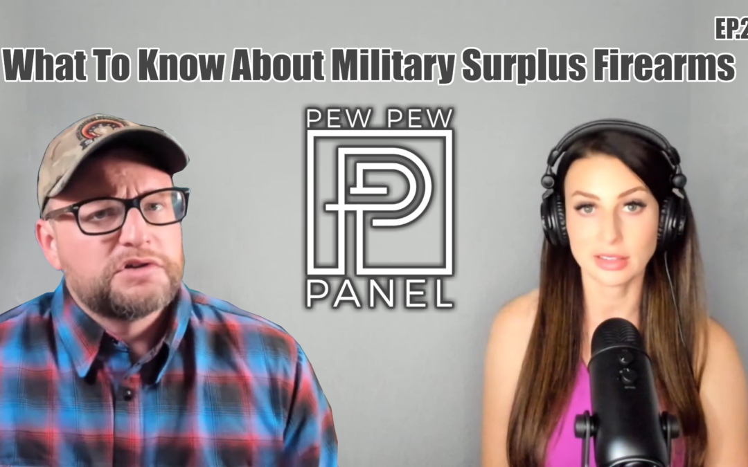 What To Know About Military Surplus Firearms: Pew Pew Panel Ep.25 – Ava Flanell & Iraq Veteran 8888